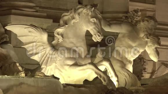 罗马著名的特雷维喷泉名为FontanadiTrevi视频的预览图