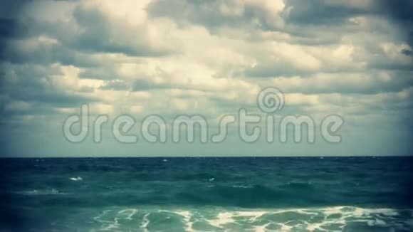 佛罗里达海岸大西洋景色视频的预览图