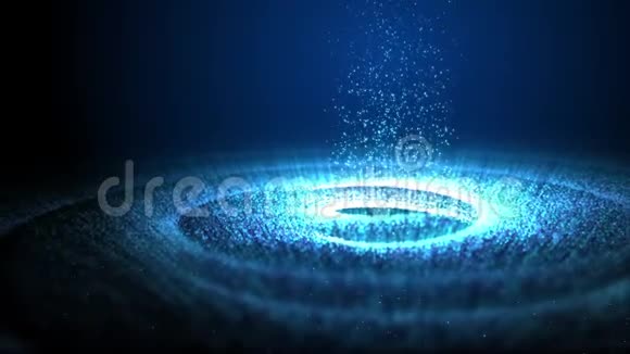 旋转粒子背景视频的预览图