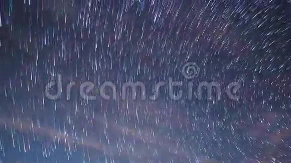 星星的痕迹全景时间流逝4K视频的预览图