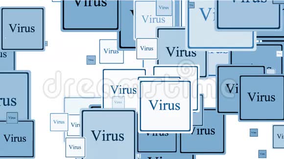 病毒对白色警报视频的预览图