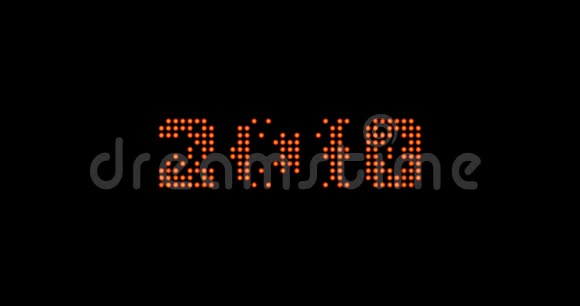 新年2019新年的红色数字阿尔法频道4k视频视频的预览图