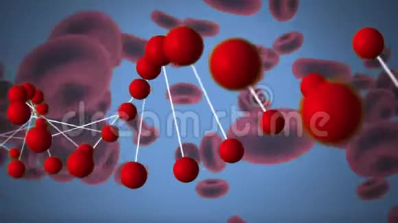 DNA双螺旋和红细胞视频的预览图