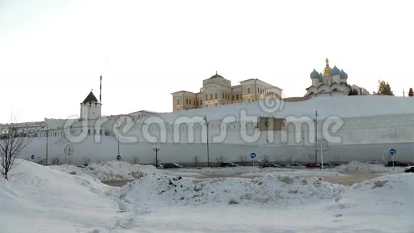 喀山克里姆林宫冬季公路近2011双关视频的预览图