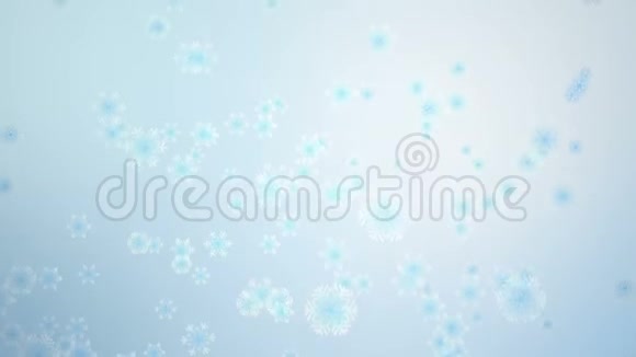 降雪背景动画循环视频的预览图