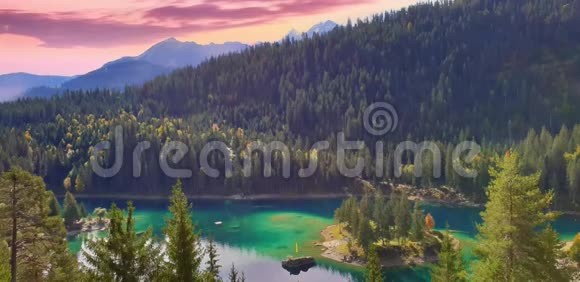 瑞士山脉瑞士阿尔卑斯山全景视频的预览图