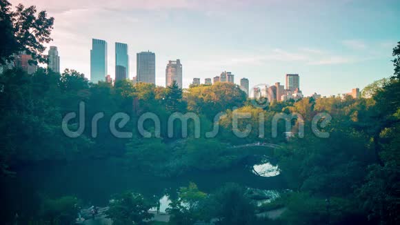 纽约市中央公园一天结束视频的预览图