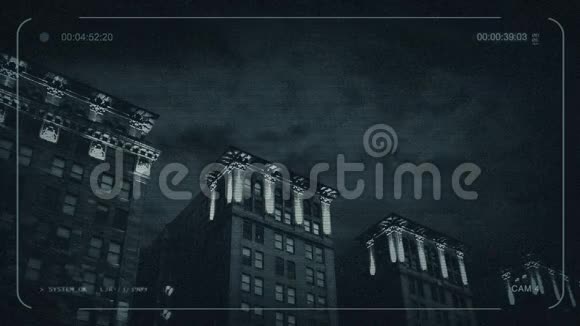 央视昂贵的公寓大楼夜间视频的预览图