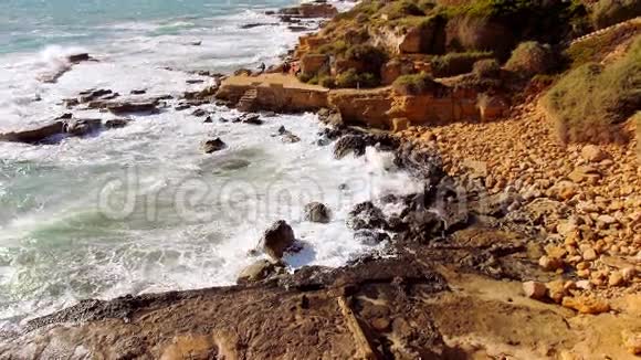 马洛卡丰富多彩的海岸线视频的预览图