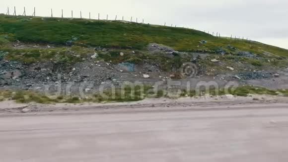 空中无人机顶景库尔斯基半岛视频的预览图