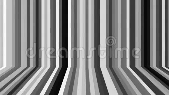 许多不同的空间线条抽象的墙壁和地板错觉计算机生成的背景三维渲染视频的预览图