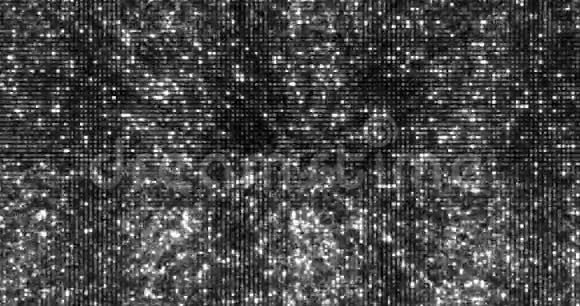 抽象的银色反射器和闪闪发光的光粒子视频的预览图