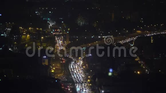 曼谷晚上堵车视频的预览图