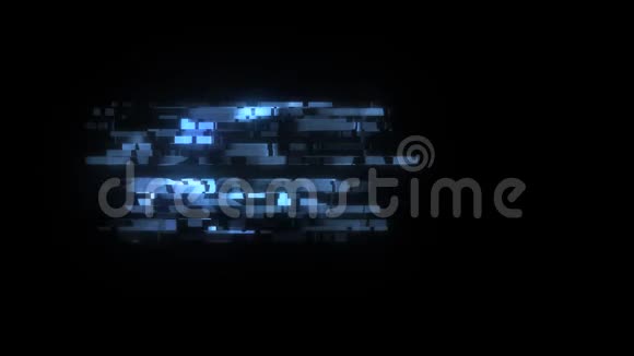 酷滑神经系统文字动画背景标志无缝循环新质量通用技术动态视频的预览图