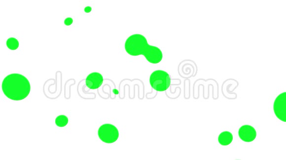 液体过渡绿色屏幕动态液体转换4K动画视频的预览图