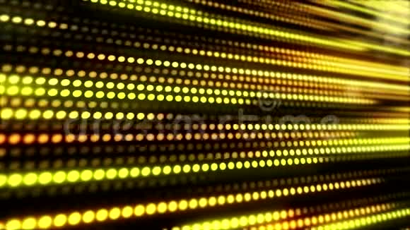 黄色金色抽象背景下LED灯条的视频动画视频的预览图