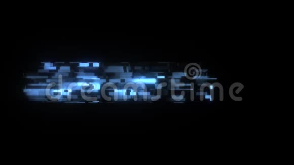 酷炫的文字动画背景标志无缝环新质量通用技术动态视频的预览图