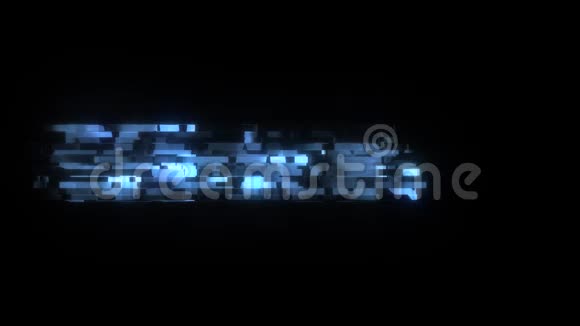 酷故障修复文字动画背景标志无缝循环新质量通用技术动态视频的预览图