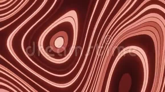 抽象霓虹灯环混沌图案无限背景概念宏观世界细菌和细胞视频的预览图