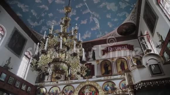 殿内东正教的装饰视频的预览图