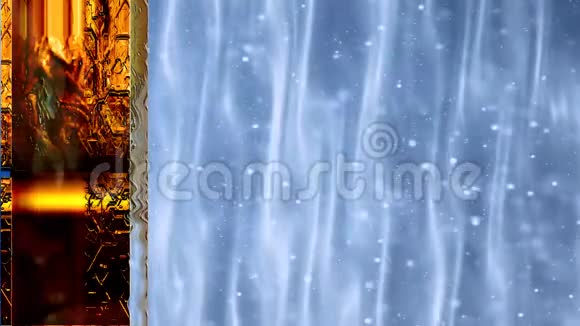 圣诞节动画抽象背景与绿色屏幕04视频的预览图