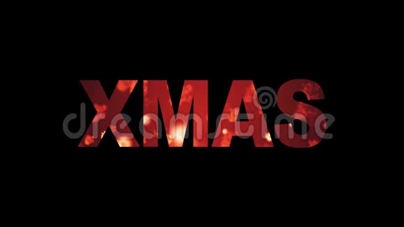 XMAS文字与爆炸面具动画背景无缝环新质量通用复古彩色视频的预览图