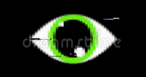 绿眼小故障循环动画视频的预览图