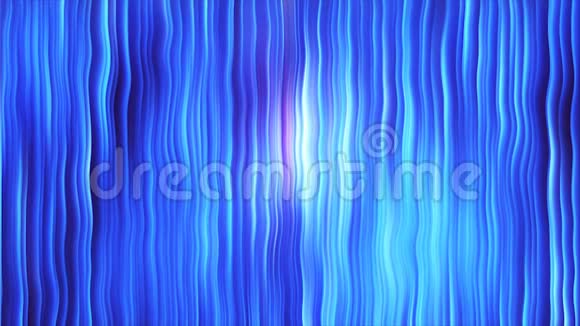 明亮的蓝色条纹如柯拉丁具有扩张3D渲染计算机生成的背景视频的预览图