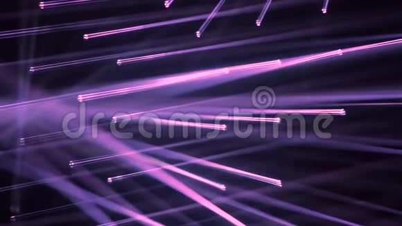 明亮的舞台灯光在移动紫色或紫外线视频的预览图
