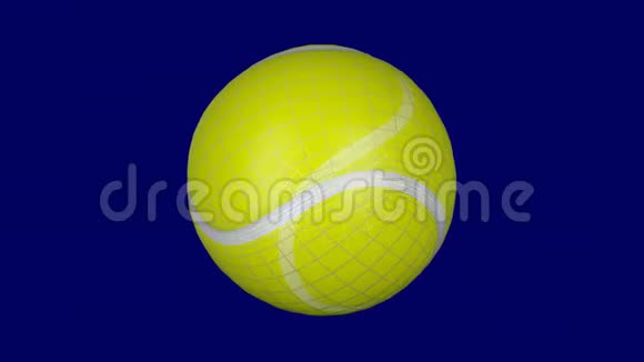 网球3D线架模型视频的预览图
