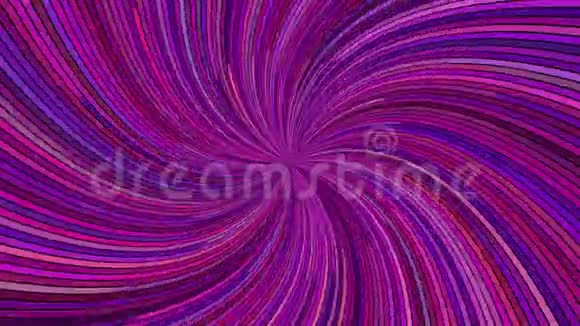 紫色旋转催眠螺旋条纹无缝环运动图形视频的预览图