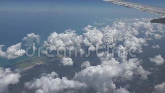 墨西哥科祖梅尔岛航空景观视频的预览图