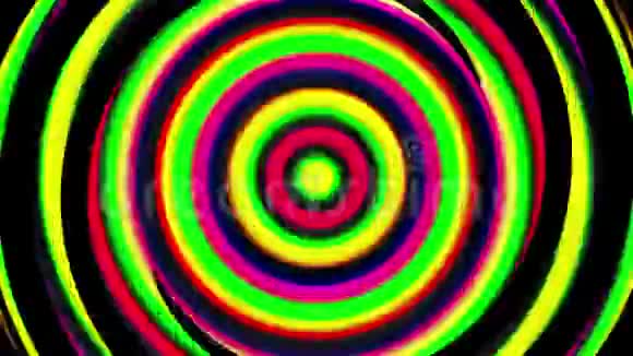 三维催眠螺旋旋转径向涡旋背景计算机生成的艺术创意视频的预览图
