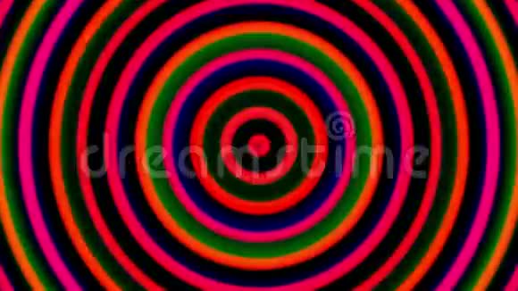 三维催眠螺旋旋转径向涡旋背景计算机生成的艺术创意视频的预览图