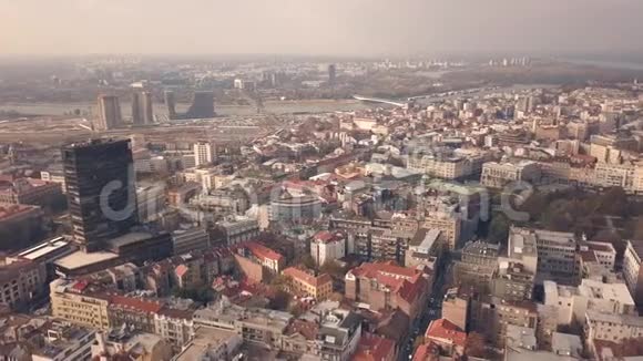 贝尔格莱德的空中景色视频的预览图