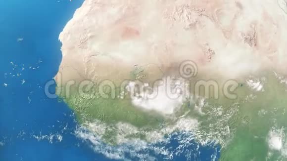 地球和卫星经过视频的预览图