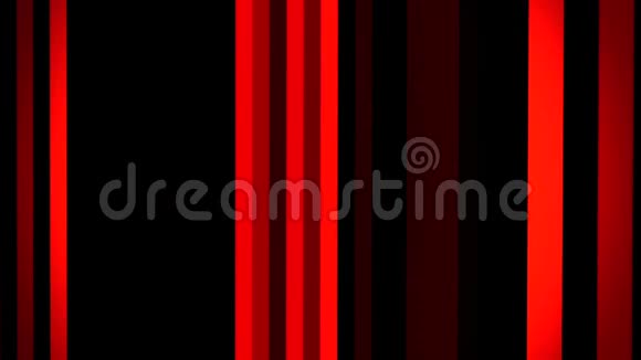 红色数字垂直霓虹灯线VJ循环背景视频的预览图