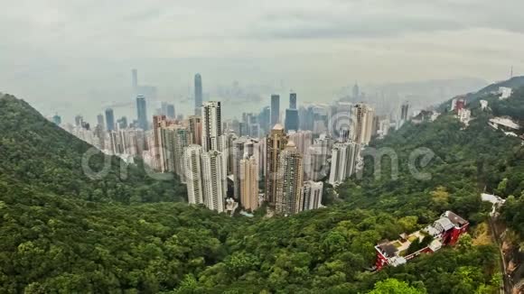 香港城市景观时间流逝视频的预览图