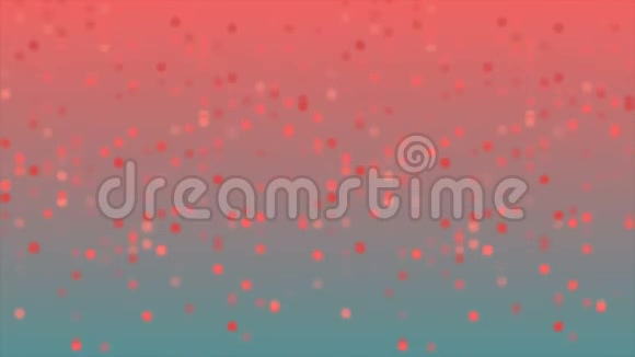 活珊瑚抽象闪亮的圆形粒子视频动画视频的预览图