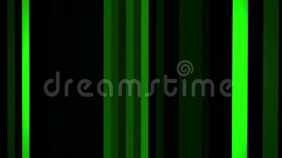 绿色数字垂直霓虹灯线VJ循环背景视频的预览图