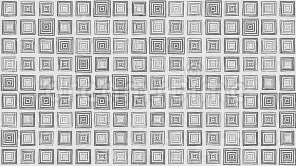 脉动方块图案抽象可循环运动背景视频的预览图