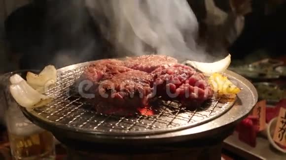 牦牛日式烤肉风格视频的预览图