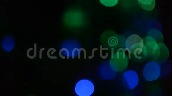 闪烁的彩色圆圈视频的预览图