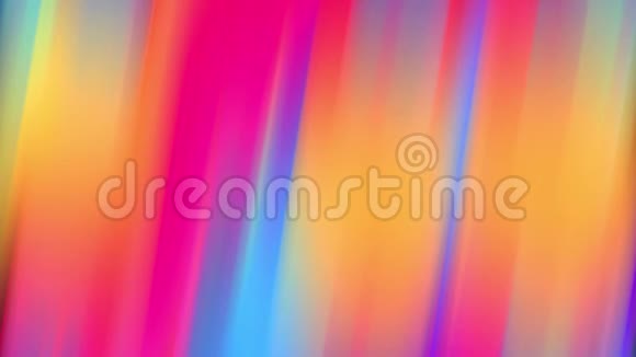 彩虹颜色的梯度是循环变化的它是4k美丽的抽象背景与无缝循环视频的预览图