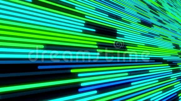 流行抽象LED壁灯LED屏幕板动画3D渲染视频的预览图