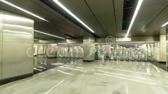 现代地铁站Delovoy中心商务视频的预览图
