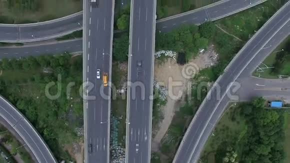南京高速公路立交鸟瞰图视频的预览图