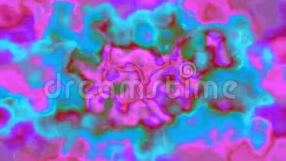 紫色和蓝色抽象的移动背景无缝环路视频的预览图