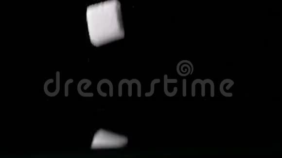 白色糖罐立方葡萄糖甜味剂视频的预览图