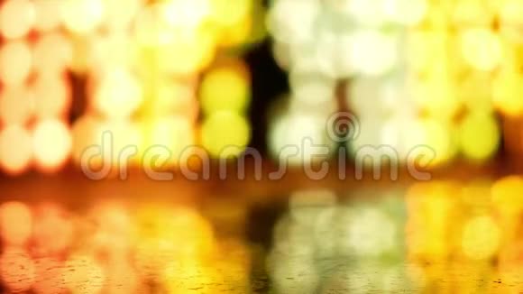 泰国兰纳灯笼夜间光线背景抽象义蓬节庆祝概念视频的预览图